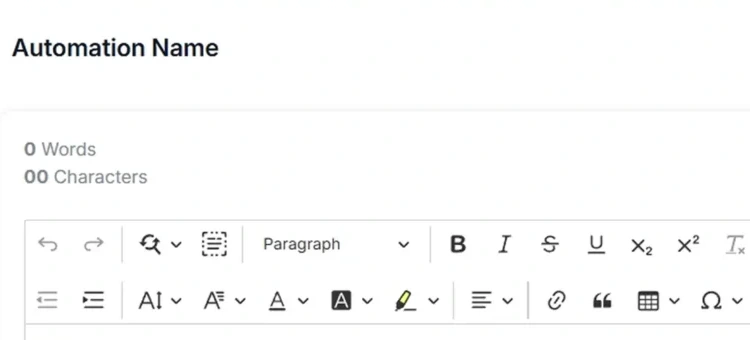 Actual UltimaWriter automation editor detail